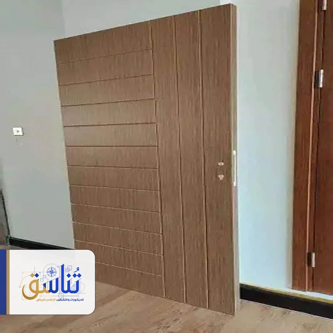 تجليد ابواب بديل خشب