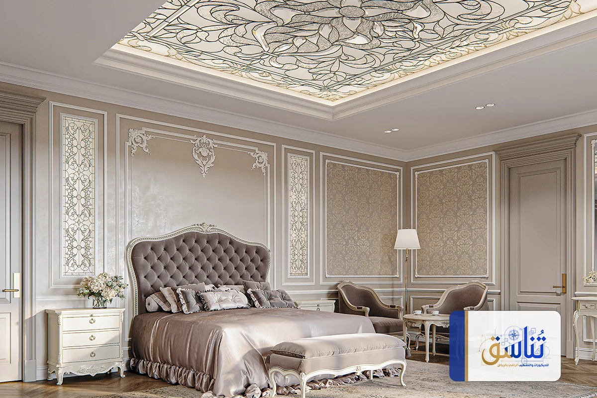تصميم جبس غرف نوم الرياض