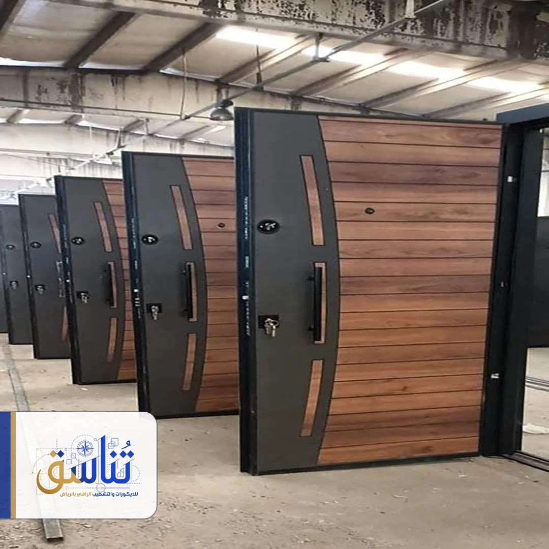 تجليد ابواب بديل خشب