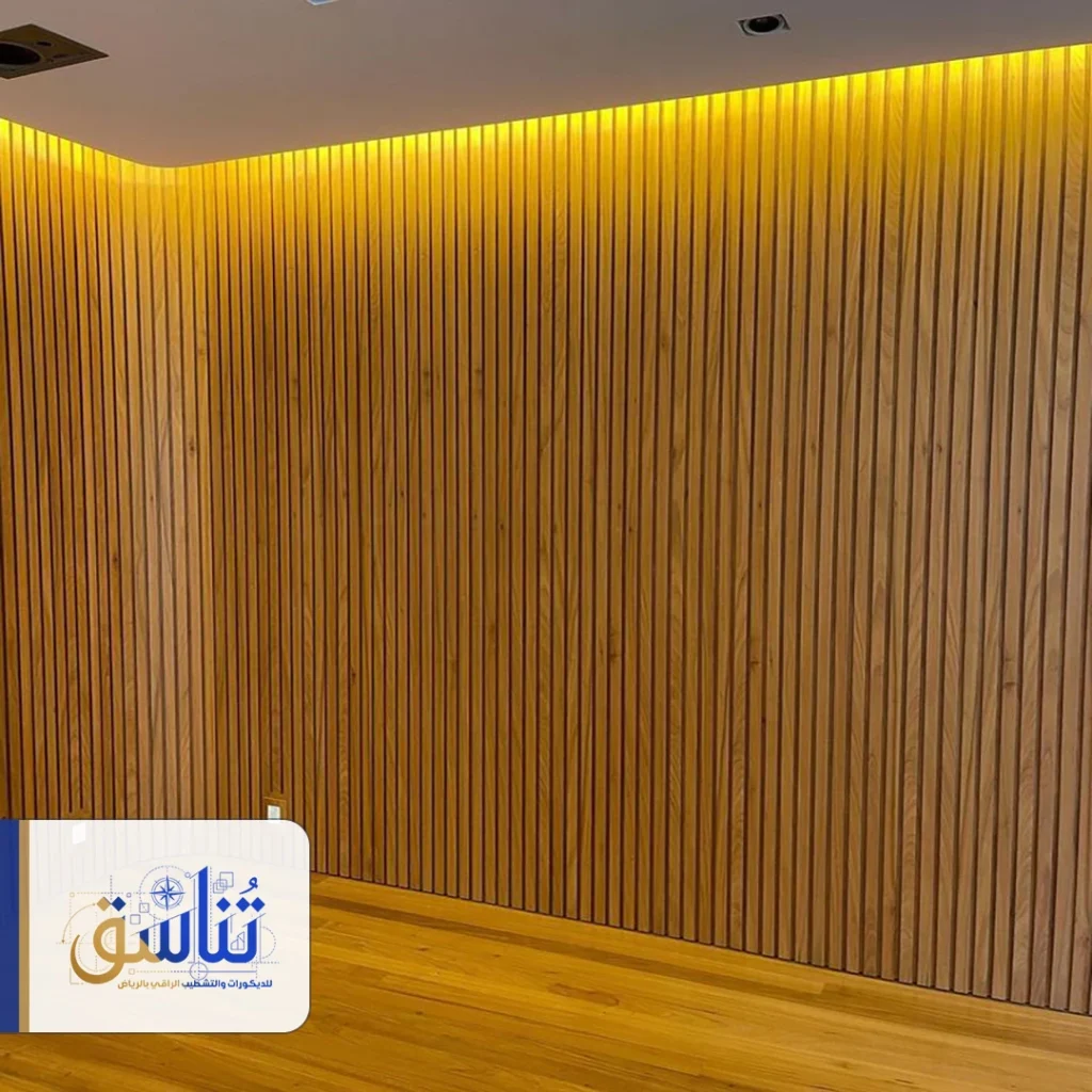 شبيه الخشب للجدران حي انس بن مالك بالرياض