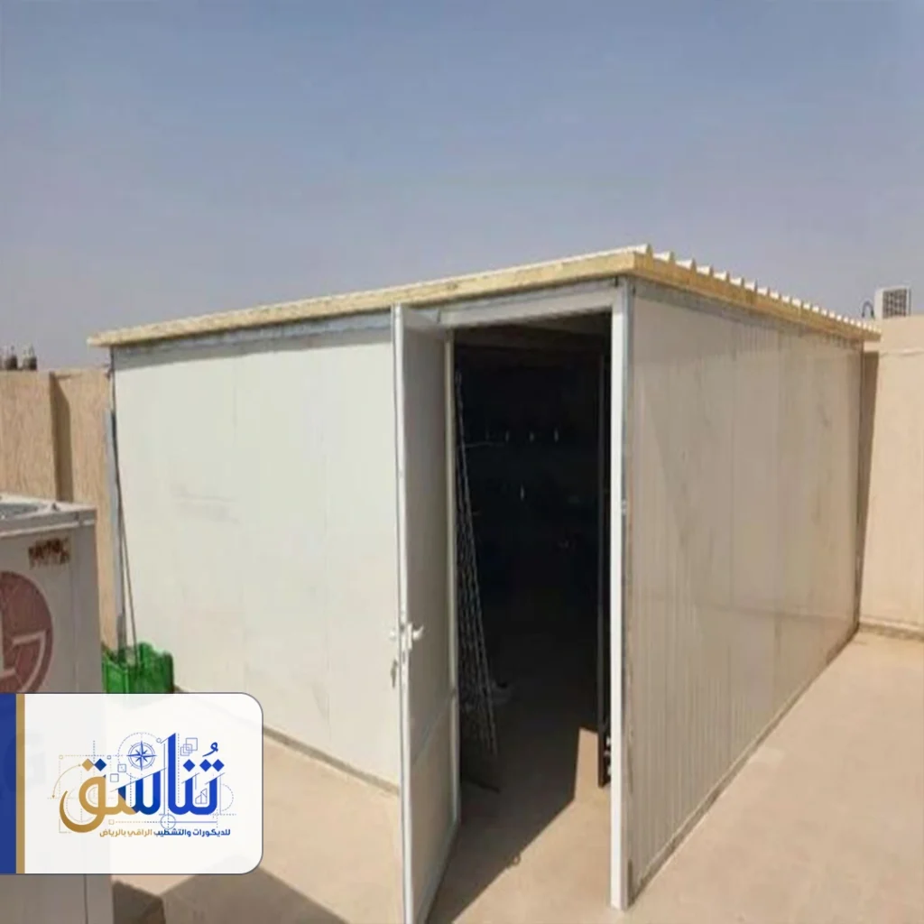 بناء غرفة سائق ساندوتش بانل