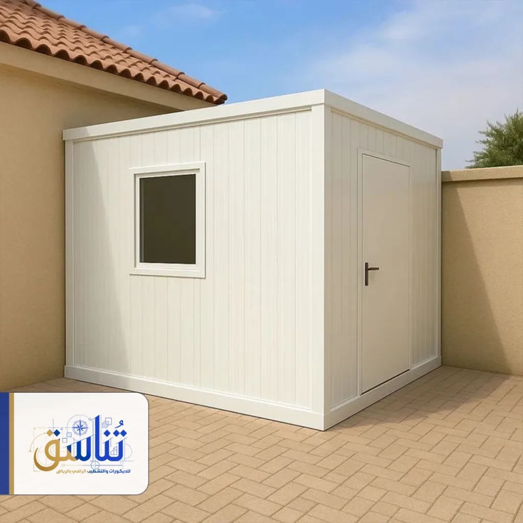 بناء غرفة سائق ساندوتش بانل