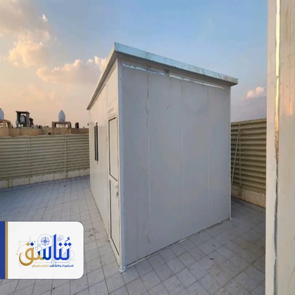 بناء غرفة سائق ساندوتش بانل