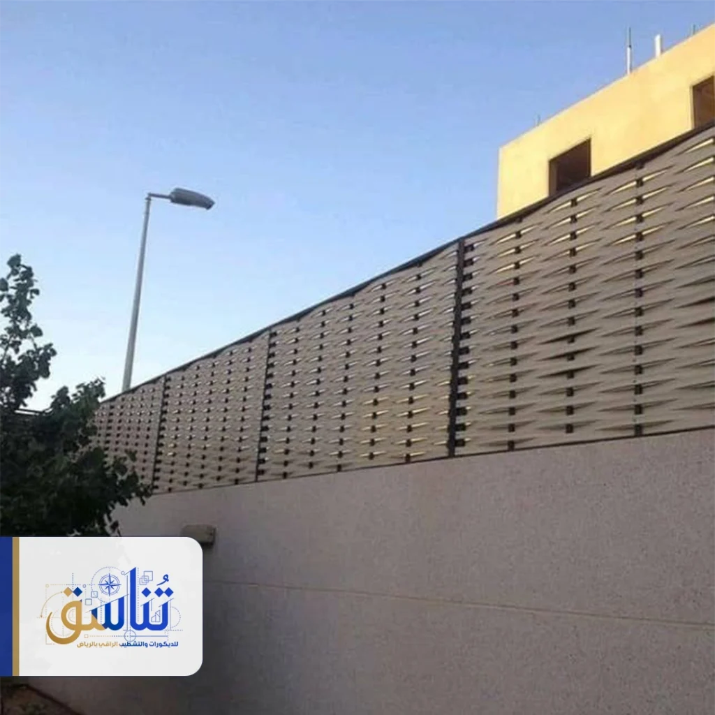 سواتر حديد للحوش حي انس بن مالك