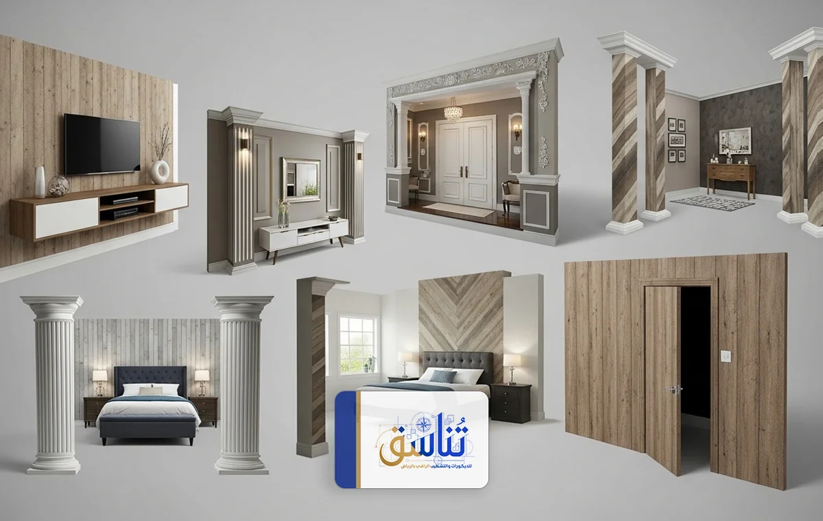 استخدامات بديل الخشب في الديكورات