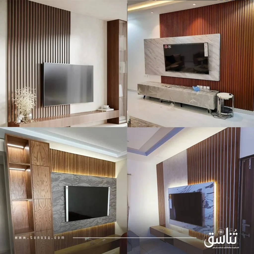 اشكال ديكورات التلفزيون