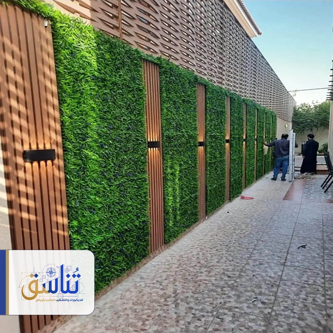 تنسيق جدران حدائق في الرياض