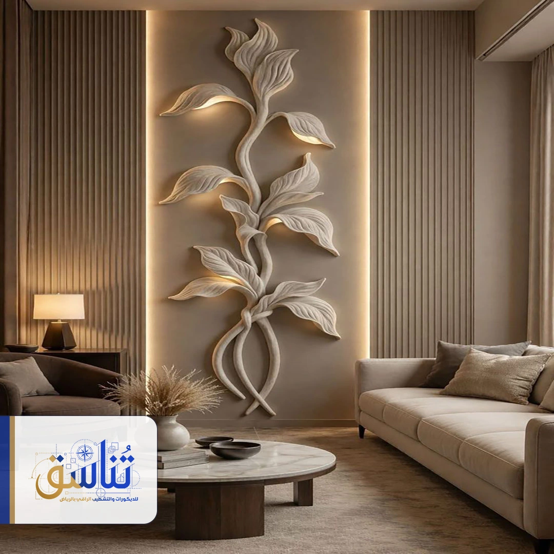 ديكور حفر خشب 3d الرياض