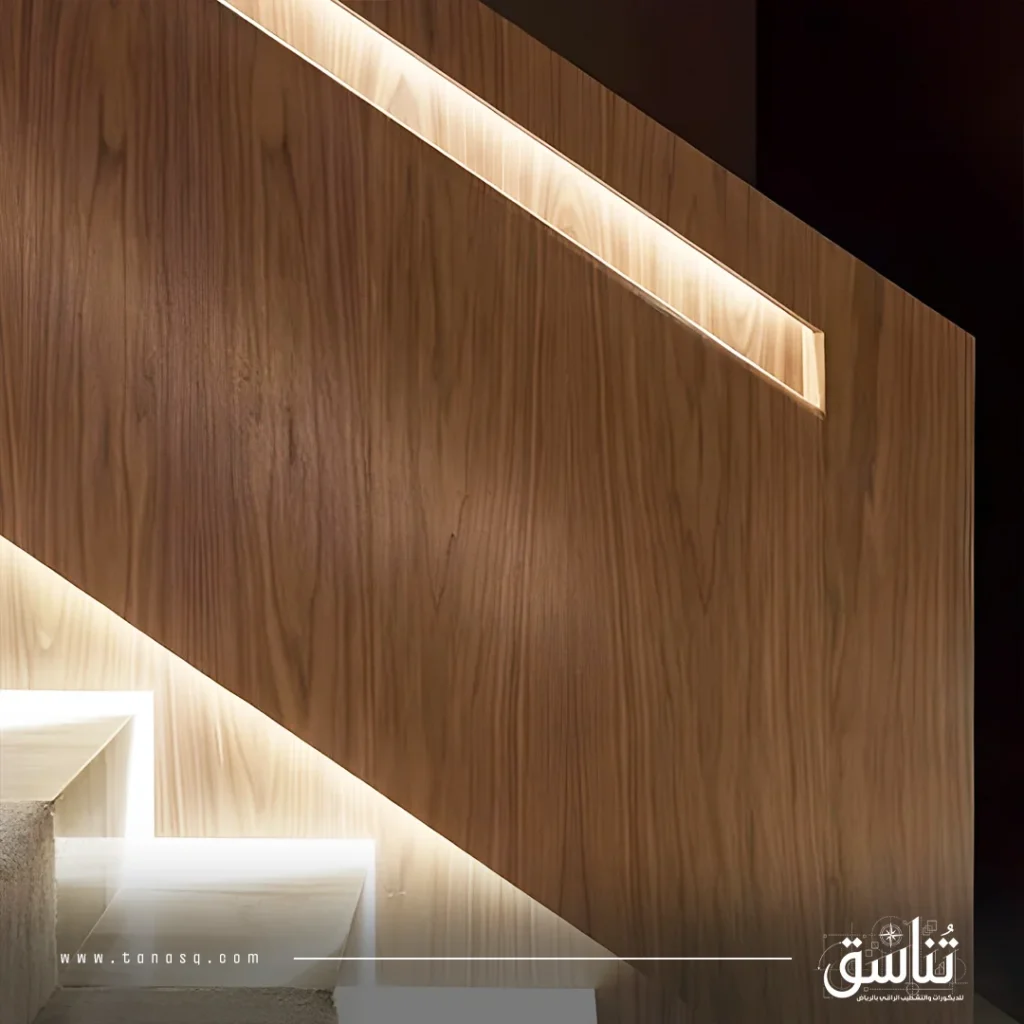 ديكورات خشبية للدرج