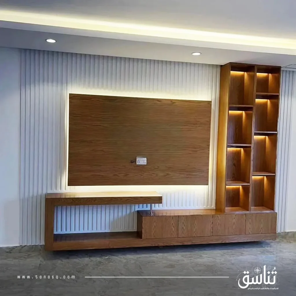 طاولات تلفزيون بديل الخشب الرياضص